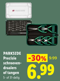  31 iii parkside precisie schroeven draaiers tangen delig 