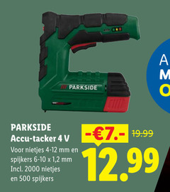  4 500 parkside accu tacker nietjes mm spijkers 1 2 
