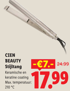 klik op dit plaatje voor een vergroting en voor vergelijkbare aanbiedingen gerelateerd aan
210 cien beauty stijltang keramische keratine coating temperatuur 210 cien beauty stijltang keramische keratine coating temperatuur