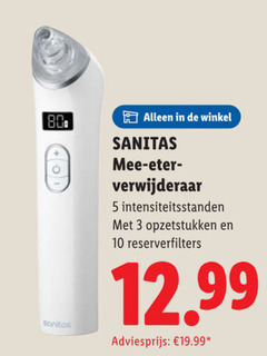  3 5 10 80 sanitas eternity verwijderaar intensiteitsstanden opzetstukken 