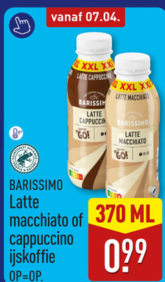  barissimo ijskoffie xxl xx latte cappuccino coffee experts go l macchiato experte people nature ml 