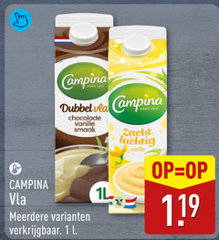  campina vla 1 anno dubbel chocolade vanille meerdere zacht luchtig 