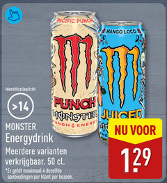 klik op dit plaatje voor een vergroting en voor vergelijkbare aanbiedingen gerelateerd aan
monster energiedrank 4 14 50 pacific punch mango energydrink juiced energy meerdere maximaal dezelfde bezoek menu monster energiedrank 4 14 50 pacific punch mango energydrink juiced energy meerdere maximaal dezelfde bezoek menu