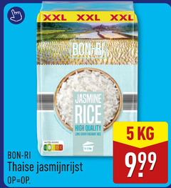  rijst 5 xxl bon jasmine rice high quality grain fragrant min nutri score thaise 