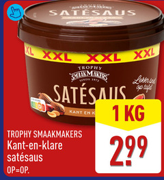  satesaus 1 kant klaar xl xxl score trophy smaakmakers and tafel 