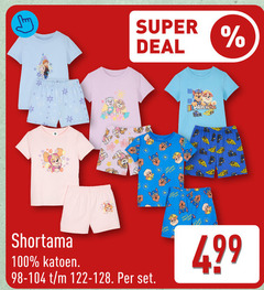 klik op dit plaatje voor een vergroting en voor vergelijkbare aanbiedingen gerelateerd aan
100 super deal paw patrol shortama katoen 100 super deal paw patrol shortama katoen