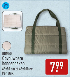  hondendeken romeo opvouwbare cm stuk 