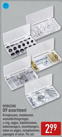 klik op dit plaatje voor een vergroting en voor vergelijkbare aanbiedingen gerelateerd aan
workzone assortiment ring oogjes kabelklemmen sleutelhangers haken slangklemmen popnagels veren workzone assortiment ring oogjes kabelklemmen sleutelhangers haken slangklemmen popnagels veren