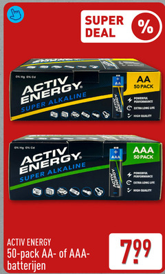  batterijen 20 50 super deal hg cd activ energy alkaline aa pack life high quality aaa 