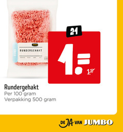  rundergehakt 1 100 500 jumbo gewicht 