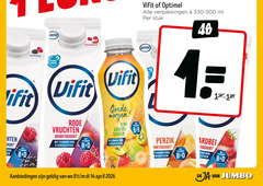  vifit optimel drinkyoghurt 1 6 8 14 40 bosvruchten to planet proof rode vruchten ml stuk vitaminen b afweersysteem kiwi aardbei banaan 200ml perzik yoghurt systeem energie jumbo 