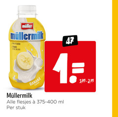  melkdrank 1 full flavour vitamins banana 375-400 ml stuk 