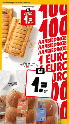  1 2 3 8 14 64 100 receptuur frikandelbroodjes dichterbij 00 koren nutri score jumbo bruine bollen beha 100g witte meter langer vers braid 