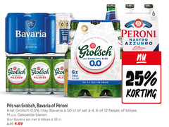  grolsch bavaria blikjes bier 4 6 12 13 16 18 25 33 50 lieshout pilsener for meesterschap 330ml onafhankelijk gold medal pils europa vrij 0.0 award peroni della 6x premium pilsner peter alcoholvrij kuyper verfrissend zachte afdronk fris b stile italiano qualita roma bottles nastro azzurro krat tray bieren 