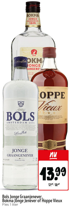  1 10 35 100 bokma jonge graan graansoorten friese recept friesland bes hoppe jong vieux amsterdam bols genever mout citrus blend kruiden lacas tarwe rogge mais drie keer gedistilleerd word originele koperen ketels werelds merk ervaren tijdloos smaakvol distillateurs gevestigd receptuur rijk aroma fijne milde puur fris graanjenever jenever fles liter 