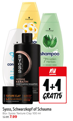  syoss schwarzkopf shampoo 1 7 100 with osaka japan lang intense deep caring texture clay style care strength professional visible sticky hold lasting kruiden organic herbs ml 