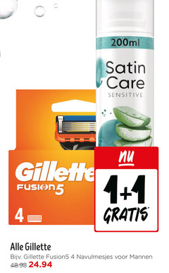 klik op dit plaatje voor een vergroting en voor vergelijkbare aanbiedingen gerelateerd aan
1 4 200ml satin care sensitive gillette fusion5 navulmesjes mannen 1 4 200ml satin care sensitive gillette fusion5 navulmesjes mannen