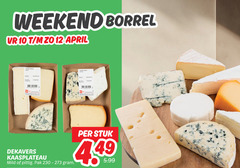  buitenlandse kaas 10 12 weekend borrel kaasplateau mild pittig gewicht kilo houdbaar vers deka supermarkten b.v. beverwijk dekavers stuk 4 pak 5.99 