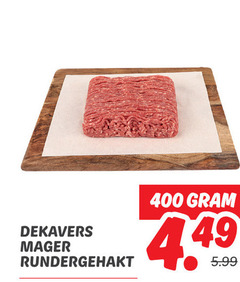  rundergehakt 400 dekavers 5.99 