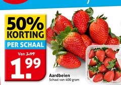  aardbeien 50 400 schaal 3.99 