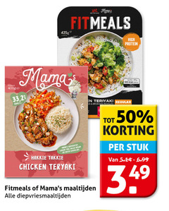  50 555 xxl nutrition inhoud mama 33 2 high protein serveertip mes witte verse takkie chicken teriyaki us broccoliroosjes maaltijden diepvriesmaaltijden regular stuk 
