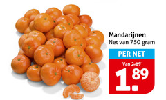  mandarijnen 750 