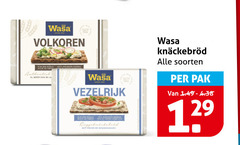  wasa knackebrod volkoren since vezelrijk sesamzaadjes soorten pak 