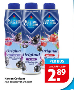  karvan cevitam limonadesiroop 100 1948 favoriet nederland origina bosvruchten original natuurlijke cassis bussen liter aardbei bus 