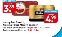  grolsch amstel hertog jan birra moretti blikjes bier 1 4 6 25 1870 5.1 pilsener pak liter varieeren 