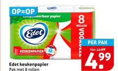  edet keukenpapier 8 30 composteerbaar papier minder verbruik steak rollen voordeel pak 