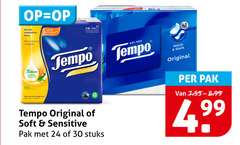  tempo zakdoeken 24 30 balsem original soft sensitive pak stuks stark 