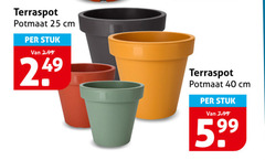  25 40 terraspot potmaat cm stuk 