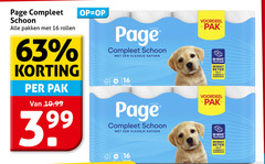  page toiletpapier 16 schoon pakken rollen pak fsc vleugje katoen voordeel 3d wave textuur reinigt beter minder gebruiken 