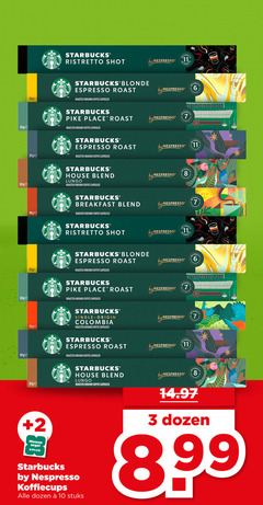  starbucks koffiecups 3 6 7 8 10 11 nespresso ristretto shot blonde espresso roast roasted ground coffee capsules by pike house blend lungo breakfast single origin colombia 2 messen zegel dozen stuks 