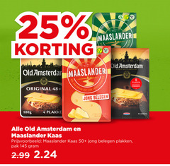  maaslander old amsterdam kaasplakken kaas 4 8 25 original 48 zacht karakter jong belegen proef voordeel 100g familie wetland 50 pak 