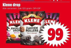  drop 99 120 150 klene zak engels zacht zoet zakken rollers zout salmiak 