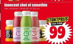  innocent fruitsmoothie vruchtensap 80 99 250 shot smoothie flesje ml blackberry apples strawberries kwis lines 