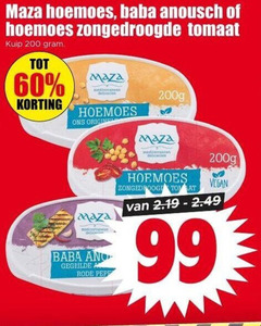  houmous 60 99 200 hoemoes baba zongedroogde tomaat kuip original gegrilde rode zongedroogd tomaten 