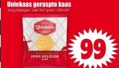  uniekaas geraspte kaas 99 150 jong belegen zak rasp 