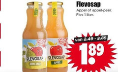 flevosap appelsap 1 appel peer fles liter 