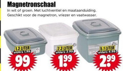  magnetrondozen 99 magnetronschaal wit groen luchtventiel maataanduiding magnetron vriezer vaatwasser liter elders 3.99 1 micro box 5.1 