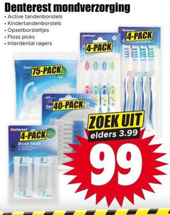 klik op dit plaatje voor een vergroting en voor vergelijkbare aanbiedingen gerelateerd aan
4 40 44 99 mondverzorging active tandenborstels kindertandenborstels opzetborsteltjes floss picks interdental dent pack brush heads zoek elders 3.99 4 40 44 99 mondverzorging active tandenborstels kindertandenborstels opzetborsteltjes floss picks interdental dent pack brush heads zoek elders 3.99