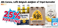  leffe karmeliet corona speciaalbieren krat bier 6 16 25 30 belgisch abdijbier tripel nix18 torona cerveza blonde blond pak 