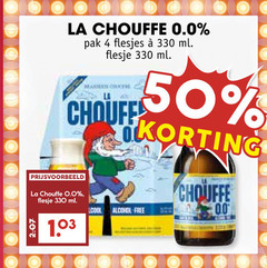  la chouffe speciaalbieren 4 330 0.0 pak ml flesje cool alcohol free 