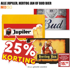  jupiler bud hertog jan krat bier 24 25 30 100 nix18 brewed america natuurzuiver 