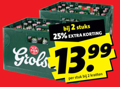  grolsch krat bier 2 25 stuks stuk kratten 