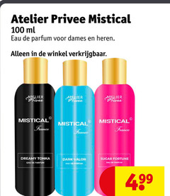  100 atelier ml eau parfum dames heren france dreamy tonka dark valor sugar fortune 