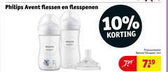  10 philips avent flessen flesspenen natural flesspeen 