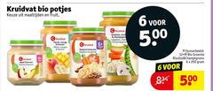  kruidvat huismerk babyvoeding 6 12 250 500 bio potjes maaltijden fruit groente champignonsoep champignons perzik mango banaan mangue banane spaghetti bolognese appel pomme 4 risotto 