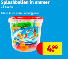  16 splashballen emmer stuks throw it water splash mega 